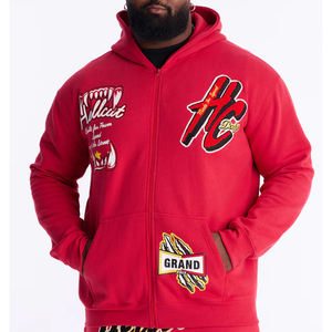 Sudadera con capucha de alta calidad, anti-bolitas, de forro polar grueso, de algodón para invierno, lisa, al por mayor, Sudadera con capucha Spider - Product Image 1