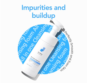 Limpiador Facial de Agua Hipermineralizada 3 en 1, Espuma Limpiadora Profunda, Desmaquillante, Eliminación de Polvo Fino, Cuidado de los Poros, Lavado Suave - Product Image 1