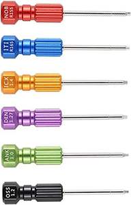 6Pcs Manual Lab Implant Screw <b>Driver</b> Kit Micro Screwdrivers Needle Head 1.6mm Shank Dental Surgical Drill Burs By Grip Surgical - Product Image 5