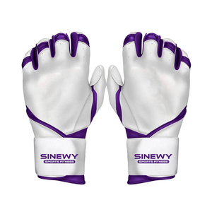 Gants de frappe en cuir blanc robuste avec logo éclair doré, fermeture auto-agrippante, unisexes, pour adultes, pour l'entraînement - Product Image 4