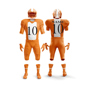 Maillot de football américain personnalisé, vêtements de football respirants, uniforme de football américain élégant, 100% polyester, personnalisable - Product Image 5