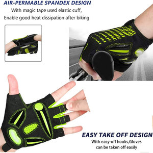 Gants de vélo respirants de qualité supérieure avec panneau anti-transpiration et grip durable, gants de cyclisme VTT avec grip en silicone - Product Image 4