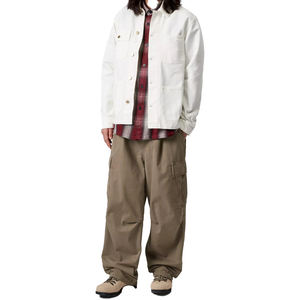 Pantalones Cargo Premium para Hombre, Corte Relajado, Sarga de Algodón Teñida, Múltiples Bolsillos, Estilo Urbano y de Trabajo, Personalizables OEM - Product Image 5