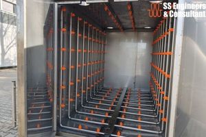 เอสเอส อิงีนีเออร์ส แอนด์ คอนซัลท์แทนท์ส์ โรงงานล้างโลหะอัตโนมัติ 3 ขั้นตอน 380V 60kW สำหรับการเตรียมพื้นผิวสำหรับการเคลือบด้วยผงสี - Product Image 3