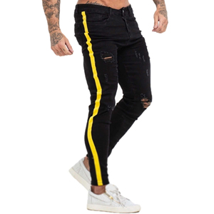 Pantalones Deportivos Casuales para Hombre, Negros, Transpirables, Ligeros, de Cintura Alta, 100% Algodón - Product Image 3