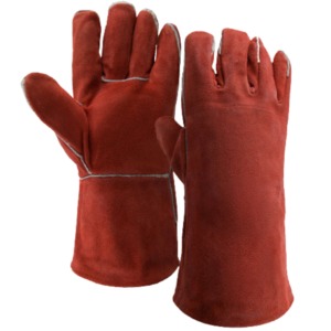 CAPTAIN INDUSTRY CI-WG-107 Gants de soudage en cuir de vachette fabriqués sur mesure en usine, antidérapants, imperméables, protection UV, logo personnalisé - Product Image 5