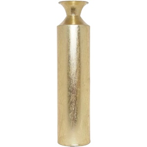 Modern Brass Tabletop Vase With Handle Contemporary Metal Flower Vase for Interior Decor - Product Image 4