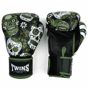 Últimas Novedades: Guantes de Boxeo de Cuero Azules Personalizables con Cierres Ajustables de Gancho y Bucle, Ideales para Kick Boxing y Artes Marciales - Product Image 6
