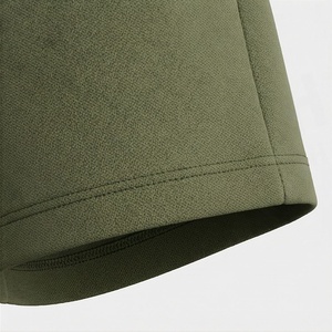 Conjunto Casual de 2 Piezas para Mujer en Verde Oliva, Camiseta de Manga Corta con Cuello Redondo y Pantalones Cortos de Punto por Encima de la Rodilla, Corte Holgado, Primavera - Product Image 6