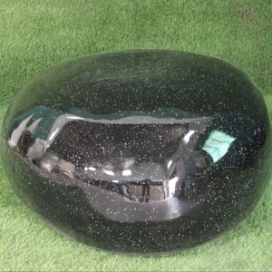 New Design <b>Artificial</b> <b>Stone</b> Big Oval Pebbles Glossy Grey Waterproof Durable Modern Garden Park Mall Hotels Villa Outdoor 2-Year - Product Image 1
