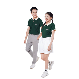 Conjunto de Delantal y Camisa Polo de Poliéster Personalizable, Uniforme Promocional para Personal de Cafetería, Restaurante, Panadería, Ropa de Trabajo - Product Image 2