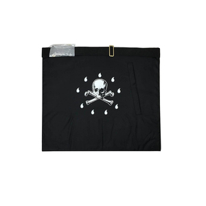Tablier maçonnique du 4ème degré brodé à la main, Rite écossais, Noir Blanc Bleu, Regalia de loge cérémonielle traditionnelle, Tabliers en gros - Product Image 2