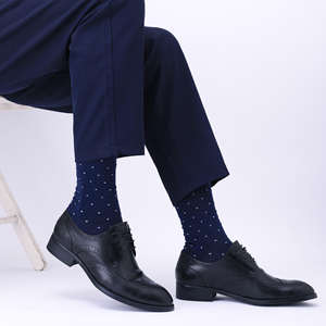 Custom Designer Bamboo Cotton Classic Formal Office Business Man <b>Socks</b> Argyle Casual Crew Dress Tube <b>Socks</b> for Men - Product Image 3