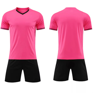 Custom Plain Polyester Breathable Men Sports Football Jersey Soccer Uniforms Sets Soccer Wear Jersey Set Football Kits Full Set - Product Image 6