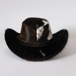 Chapeaux en cuir de vachette directement de l'usine, matériau durable, fournisseur de conception personnalisée - Product Image 3