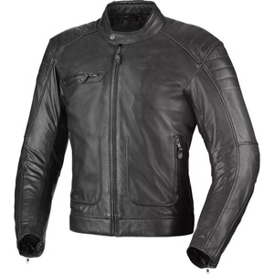 Custom Made XL Genuine Leather Motorbike Jacket Casual Zipper Closure Waterproof Windproof Printed Winter Full Grain Leather - Product Image 2