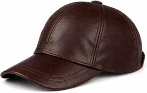 Genuine Leather Baseball <b>Cap</b> Minimalist Beige Dad <b>Hat</b> Blank 6 Panel Unstructured Leather <b>Cap</b> Factory Direct - Product Image 6