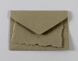 Carte de visite personnalisée en gros 250 g/m² avec bord LED et enveloppe assortie en papier recyclé fait main - Product Image 1