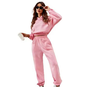 Vêtements de sport pour femmes, haut à manches courtes et longues, pantalon de sport décontracté, vêtements de fitness, matériau doux qui vous garde au confort, - Product Image 3