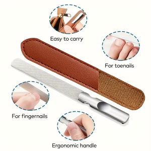 Lime à ongles double face pour le façonnage, le lustrage, le lissage et des soins durables des ongles - Product Image 2