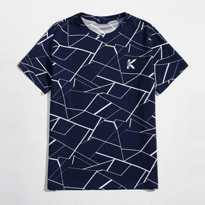 Camiseta de Manga Corta para Hombre, Diseño Nuevo de Verano, Última Moda Casual, 100% Algodón, Color Personalizado, KANEKA SPORTS, Secado Rápido - Product Image 1