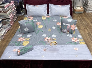 140 GSM Pure Fabric Comforter Beddings Set SE-Unique Printed Pattern Double <b>Bed</b> Matching Pillow Covers <b>Cushions</b> for King for - Product Image 2