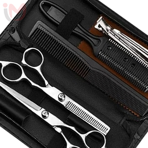 High Quality Durable Stainless Steel Professional <b>Salon</b> Tools Barber Kit Thinning Scissors Customized Color Custom Size OEM/ODM - Product Image 4