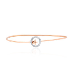 Pulsera de Oro Rosa de 18K de Alta Gama para Mujer, Cadena Lisa de Oro Real de 18Kt, Proveedor de Joyería al por Mayor, Pulseras para Dama 3.510g - Product Image 3