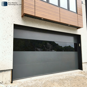 Porte de <span class=keywords><strong>garage</strong></span> sectionnelle automatique à télécommande pour 2 voitures avec fenêtres – Meilleur prix - Product Image 2
