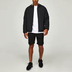 Conjunto de Pantalones Cortos y Chaqueta Cortavientos para Hombre al por Mayor, con Logotipo Personalizado, Ligeros, de Nailon, para Deportes al Aire Libre, Gimnasio, Ropa Urbana, Moda - Product Image 5