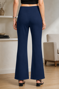 Womens Long <b>Trouser</b> Pants <b>Elastic</b> <b>Waist</b> Solid Color Wholesale Casual Pants Fashion Women Girls Spring Summer <b>Trouser</b> - Product Image 5