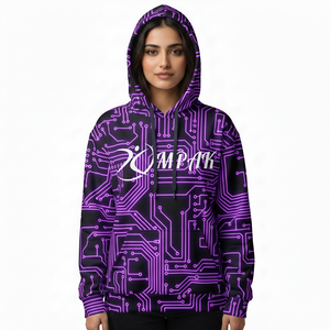 Sudadera con Capucha Unisex Extra Grande para Invierno, con Estampado de Sublimación de Alta Definición Bordado, Diseñada para Líneas de Ropa Urbana - Product Image 1