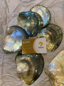 วัสดุงานฝีมือเปลือกหอยทำมือ เปลือกหอยเป๋าฮื้อ ของตกแต่งจากเวียดนาม โรงงานขายส่ง แผ่นมุก ของใช้ในครัว - Product Image 3