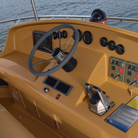 Catamaran de luxe UBI 950 personnalisé pour 50 passagers, taxi aquatique sportif, coque en aluminium soudée, moteur inboard/outboard, 12m, avec sondeur de pêche