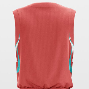 Maillot de basketball rétro personnalisé respirant à séchage rapide unisexe en polyester avec transfert thermique 220g en maille, OEM, marque privée, 3D - Product Image 3