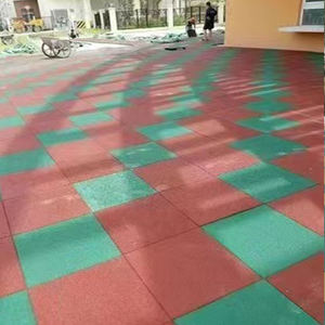 Baldosas de goma para pavimento, estacionamiento de entrada, fábrica resistente a la intemperie, venta al por mayor - Product Image 3