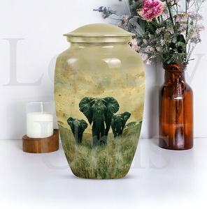 Urna con forma de elefante, recipiente para cremación, para la conservación sentimental de cenizas, recuerdo conmemorativo, tributo decorativo - Product Image 2