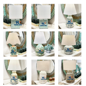 Fournisseur professionnel lampe de table nacre Vietnam vente en gros artisanat raffiné approvisionnement rapide offre stable - Product Image 2