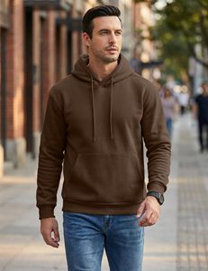 Wholesale 100% Cotton Men's Pullover Hoodie Custom Dropped Shoulder Casual Style Oversized Streetwear Pullover Hoodies <b>for</b> Men - Product Image 3