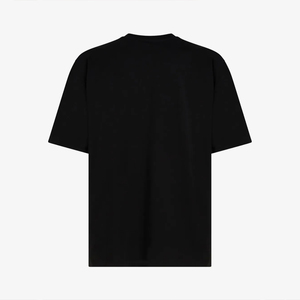 Camiseta Negra de Manga Corta para Hombre con Diseño de Puntos Brillantes, Cuello Redondo, Corte Regular, Informal, de Algodón Jersey - Product Image 2