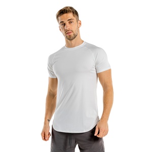 T-shirt pour homme 100% coton, écologique, à séchage rapide, respirant, coupe ample, streetwear, fitness, imprimé personnalisé, blanc, en gros - Product Image 3