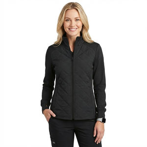 Chaqueta Médica Acolchada con Logotipo Personalizado del Fabricante OEM, Chaqueta de Enfermera con Cierre Completo, Uniforme Médico, Precio al por Mayor - Product Image 1