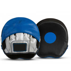 Almohadillas de boxeo curvas al por mayor para entrenamiento, manoplas de boxeo, almohadillas de enfoque, manoplas con logo personalizado, almohadillas de cuero para patadas. - Product Image 1