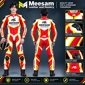 Traje de Motociclismo de Kevlar Estilo Araña para Hombre, Traje de Carreras Transpirable de Cuerpo Completo, Equipo de Protección para Carreras de Speedway - Product Image 4