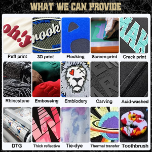 Veste oversize pour homme, style streetwear français, 100% coton, imprimé à l'écran, veste à capuche zippée, coupe carrée - Product Image 3