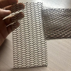 Strong Heavy Duty Galvanized Expanded Metal <b>Mesh</b> High-Security Diamond Hole <b>Sheet</b> for Perimeter and Industrial Safety Partitions - Product Image 1