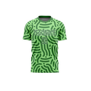 เสื้อฟุตบอลชุดกีฬาแบบแห้งเร็วเสื้อเจอร์ซีย์ฟุตบอลแบบสั่งทำ - Product Image 1
