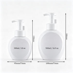 300ml 500ml PET Plastic Mousse Foam <b>Pump</b> <b>Bottles</b> for Hand Soap Body Wash Face <b>Dispenser</b> Wholesale - Product Image 5
