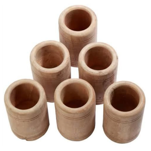 Gobelet en bois de Jamun de qualité supérieure, écologique, idéal pour boire de l'eau, disponible au prix de gros auprès d'un fabricant indien. - Product Image 4