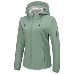Chaqueta Softshell para Mujer con Tela de Nailon y Lona Transpirable, Capa Aislante para Mayor Calidez sin Peso Pesado - Product Image 1